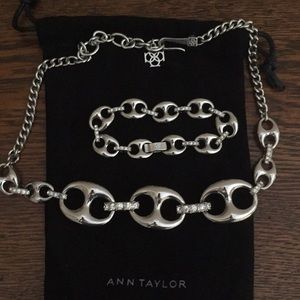 Ann Taylor Necklace & Bracelet Set